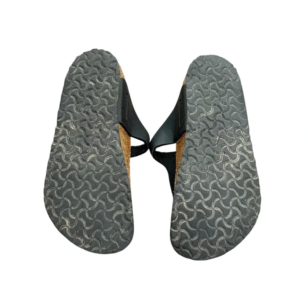 Birkenstock Gizeh Black Birko-Flor Thong Sandals Kids Size 33 US‎ Size 2 Summer